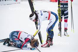 11.03.2018, Oslo, Norway (NOR): Jessica Diggins (USA), Charlotte Kalla (SWE), (l-r)  - FIS world cup cross-country, mass women, Oslo (NOR). www.nordicfocus.com. © Modica/NordicFocus. Every downloaded picture is fee-liable.