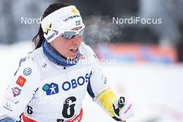 11.03.2018, Oslo, Norway (NOR): Charlotte Kalla (SWE) - FIS world cup cross-country, mass women, Oslo (NOR). www.nordicfocus.com. © Modica/NordicFocus. Every downloaded picture is fee-liable.