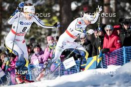 16.03.2018, Falun Sweden (SWE): Charlotte Kalla (SWE) - FIS world cup cross-country, individual sprint, Falun (SWE). www.nordicfocus.com. © Modica/NordicFocus. Every downloaded picture is fee-liable.