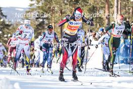 17.03.2018, Falun Sweden (SWE): Heidi Weng (NOR) - FIS world cup cross-country, mass women, Falun (SWE). www.nordicfocus.com. © Modica/NordicFocus. Every downloaded picture is fee-liable.