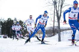 18.03.2018, Falun Sweden (SWE): Francesco De Fabiani (ITA) - FIS world cup cross-country, pursuit men, Falun (SWE). www.nordicfocus.com. © Modica/NordicFocus. Every downloaded picture is fee-liable.