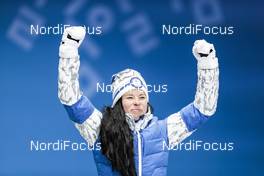 10.02.2018, Pyeongchang, Korea (KOR): Krista Parmakoski (FIN) - XXIII. Olympic Winter Games Pyeongchang 2018, cross-country, medals, Pyeongchang (KOR). www.nordicfocus.com. © Modica/NordicFocus. Every downloaded picture is fee-liable.
