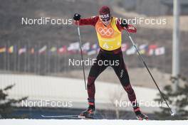 18.02.2018, Pyeongchang, Korea (KOR): Toni Livers (SUI) - XXIII. Olympic Winter Games Pyeongchang 2018, cross-country, 4x10km men,  Pyeongchang (KOR). www.nordicfocus.com. © Modica/NordicFocus. Every downloaded picture is fee-liable.