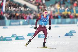 18.02.2018, Pyeongchang, Korea (KOR): Denis Spitsov (RUS) - XXIII. Olympic Winter Games Pyeongchang 2018, cross-country, 4x10km men,  Pyeongchang (KOR). www.nordicfocus.com. © Modica/NordicFocus. Every downloaded picture is fee-liable.