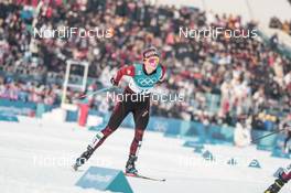 10.02.2018, Pyeongchang, Korea (KOR): Nadine Faehndrich (SUI) - XXIII. Olympic Winter Games Pyeong Chang 2018, cross-country, skiathlon women, Pyeong Chang (KOR). www.nordicfocus.com. © Modica/NordicFocus. Every downloaded picture is fee-liable.