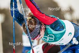 10.02.2018, Pyeongchang, Korea (KOR): Jessica Diggins (USA) - XXIII. Olympic Winter Games Pyeongchang 2018, cross-country, skiathlon women, Pyeongchang (KOR). www.nordicfocus.com. © Modica/NordicFocus. Every downloaded picture is fee-liable.