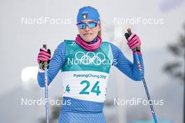 10.02.2018, Pyeongchang, Korea (KOR): Elisa Brocard (ITA) - XXIII. Olympic Winter Games Pyeongchang 2018, cross-country, skiathlon women, Pyeongchang (KOR). www.nordicfocus.com. © Modica/NordicFocus. Every downloaded picture is fee-liable.