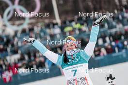 10.02.2018, Pyeongchang, Korea (KOR): Krista Parmakoski (FIN) - XXIII. Olympic Winter Games Pyeong Chang 2018, cross-country, skiathlon women, Pyeong Chang (KOR). www.nordicfocus.com. © Modica/NordicFocus. Every downloaded picture is fee-liable.