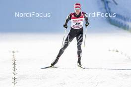 12.01.2018, Val di Fiemme, Italy (ITA): Tim Hug (SUI) - FIS world cup nordic combined, individual gundersen HS134/10km, Val di Fiemme (ITA). www.nordicfocus.com. © Modica/NordicFocus. Every downloaded picture is fee-liable.