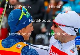 18.03.2018, Klingenthal, Germany (GER): (l-r)  - FIS world cup nordic combined, individual gundersen HS140/10km, Klingenthal (GER). www.nordicfocus.com. © Volk/NordicFocus. Every downloaded picture is fee-liable.