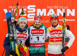 17.03.2018, Klingenthal, Germany (GER): (l-r) - FIS world cup nordic combined, individual gundersen HS140/10km, Klingenthal (GER). www.nordicfocus.com. © Volk/NordicFocus. Every downloaded picture is fee-liable.