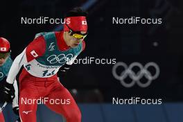 14.02.2018, Pyeongchang, Korea (KOR): Hideaki Nagai (JPN) - XXIII. Olympic Winter Games Pyeongchang 2018, nordic combined, individual gundersen HS109/10km, Pyeongchang (KOR). www.nordicfocus.com. © Thibaut/NordicFocus. Every downloaded picture is fee-liable.