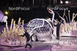 09.02.2018, Pyeongchang, Korea (KOR): Event Feature: cultural program at the opening ceremony - XXIII. Olympic Winter Games Pyeongchang 2018, opening ceremony, Pyeongchang (KOR). www.nordicfocus.com. © Manzoni/NordicFocus. Every downloaded picture is fee-liable.