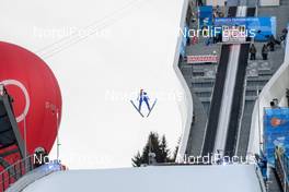 01.01.2018, Garmisch-Partenkirchen, Germany (GER): David Siegel (GER) - FIS world cup ski jumping, four hills tournament, individual HS140, Garmisch-Partenkirchen (GER). www.nordicfocus.com. © Rauschendorfer/NordicFocus. Every downloaded picture is fee-liable.