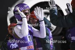 03.03.2018, Lahti, Finland (FIN): Andreas Wellinger (GER) - FIS world cup ski jumping, team HS130, Lahti (FIN). www.nordicfocus.com. © Thibaut/NordicFocus. Every downloaded picture is fee-liable.