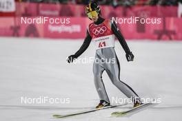 17.02.2018, Pyeongchang, Korea (KOR): Markus Eisenbichler (GER) - XXIII. Olympic Winter Games Pyeongchang 2018, ski jumping, individual HS140, Pyeongchang (KOR). www.nordicfocus.com. © Thibaut/NordicFocus. Every downloaded picture is fee-liable.