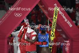 19.02.2018, Pyeongchang, Korea (KOR): Kamil Stoch (POL) - XXIII. Olympic Winter Games Pyeongchang 2018, ski jumping, team HS140, Pyeongchang (KOR). www.nordicfocus.com. © Thibaut/NordicFocus. Every downloaded picture is fee-liable.