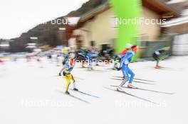 28.01.2018, Molina di Fiemme, Italy (ITA): start of the race - Visma Ski Classics Marcialonga, Molina di Fiemme (ITA). www.nordicfocus.com. © Rauschendorfer/NordicFocus. Every downloaded picture is fee-liable.