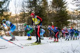 28.01.2018, Molina di Fiemme, Italy (ITA): Tord Asle Gjerdalen (NOR), Oeyvind Moen Fjeld (NOR), (l-r)  - Visma Ski Classics Marcialonga, Molina di Fiemme (ITA). www.nordicfocus.com. © Rauschendorfer/NordicFocus. Every downloaded picture is fee-liable.
