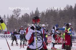 04.03.2018, Mora, Sweden (SWE): Event Feature: undefined athlete gets a drink - Visma Ski Classics, 94th Vasaloppet, Mora (SWE). www.nordicfocus.com. © Manzoni/NordicFocus. Every downloaded picture is fee-liable.