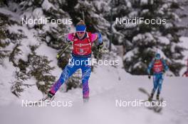 14.12.2019, Hochfilzen, Austria (AUT): Kristina Reztsova (RUS) - IBU world cup biathlon, relay women, Hochfilzen (AUT). www.nordicfocus.com. © Nico Manzoni/NordicFocus. Every downloaded picture is fee-liable.
