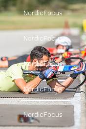 29.08.2022, Bessans, France (FRA): Quentin Fillon-Maillet (FRA) - Biathlon summer training, Bessans (FRA). www.nordicfocus.com. © Authamayou/NordicFocus. Every downloaded picture is fee-liable.