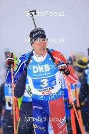 10.12.2022, Hochfilzen, Austria (AUT): Quentin Fillon Maillet (FRA) -  IBU World Cup Biathlon, relay men, Hochfilzen (AUT). www.nordicfocus.com. © Manzoni/NordicFocus. Every downloaded picture is fee-liable.