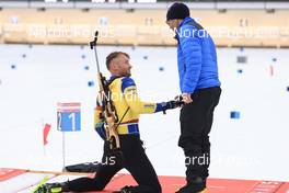 14.12.2022, Annecy-Le Grand Bornand, France (FRA): Petter Northug (NOR), Ole Einar Bjoerndalen (NOR), (l-r) - IBU World Cup Biathlon, training, Annecy-Le Grand Bornand (FRA). www.nordicfocus.com. © Manzoni/NordicFocus. Every downloaded picture is fee-liable.