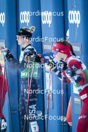 09.12.2022, Beitostolen, Norway (NOR): Jessie Diggins (USA) - FIS world cup cross-country, individual sprint, Beitostolen (NOR). www.nordicfocus.com. © Modica/NordicFocus. Every downloaded picture is fee-liable.