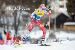 31.12.2022, Val Mustair, Switzerland (SUI): Teresa Stadlober (AUT) - FIS world cup cross-country, tour de ski, individual sprint, Val Mustair (SUI). www.nordicfocus.com. © Modica/NordicFocus. Every downloaded picture is fee-liable.
