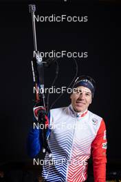 30.11.2022, Kontiolahti, Finland (FIN): Quentin Fillon Maillet (FRA) - IBU World Cup Biathlon, photoshooting, Kontiolahti (FIN). www.nordicfocus.com. © Manzoni/NordicFocus. Every downloaded picture is fee-liable.