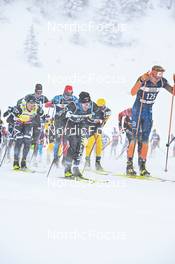 11.12.2022, Bad Gastein, Austria (AUT): Emil Persson (SWE), Petter Northug (NOR), Vebjorn Moen (NOR), (l-r) - Visma Ski Classics Bad Gastein Criterium - Bad Gastein (AUT). www.nordicfocus.com. © Reichert/NordicFocus. Every downloaded picture is fee-liable.