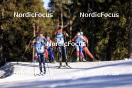 12.03.2023, Oestersund, Sweden, (SWE): Marte Olsbu Roeiseland (NOR), Denise Herrmann-Wick (GER), Marketa Davidova (CZE), (l-r) - IBU World Cup Biathlon, mass women, Oestersund (SWE). www.nordicfocus.com. © Manzoni/NordicFocus. Every downloaded picture is fee-liable.