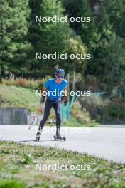 22.09.2023, Bessans, France (FRA): Quentin Fillon-Maillet (FRA) - Biathlon training, Bessans (FRA). www.nordicfocus.com. © Authamayou/NordicFocus. Every downloaded picture is fee-liable.