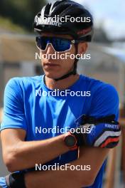 04.07.2023, Premanon, France (FRA): Quentin Fillon Maillet (FRA) - Biathlon summer training, Premanon (FRA). www.nordicfocus.com. © Manzoni/NordicFocus. Every downloaded picture is fee-liable.