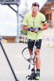 04.07.2023, Premanon, France (FRA): Quentin Fillon Maillet (FRA) - Biathlon summer training, La Premanon (FRA). www.nordicfocus.com. © Manzoni/NordicFocus. Every downloaded picture is fee-liable.