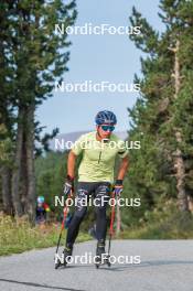30.08.2023, Font-Romeu, France (FRA): Quentin Fillon-Maillet (FRA) - Biathlon training, Font-Romeu (FRA). www.nordicfocus.com. © Authamayou/NordicFocus. Every downloaded picture is fee-liable.