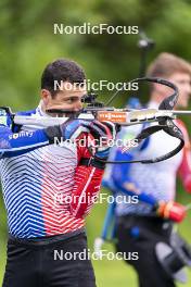 31.05.2023, Col Bayard, France (FRA): Quentin Fillon Maillet (FRA) - Biathlon summer training, Col Bayard (FRA). www.nordicfocus.com. © Thibaut/NordicFocus. Every downloaded picture is fee-liable.