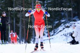 07.11.2023, Davos, Switzerland (SUI): Lea Meier (SUI) - Biathlon preseason training, Davos (SUI). www.nordicfocus.com. © Manzoni/NordicFocus. Every downloaded picture is fee-liable.