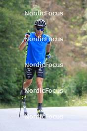 04.07.2023, Premanon, France (FRA): Quentin Fillon Maillet (FRA) - Biathlon summer training, Premanon (FRA). www.nordicfocus.com. © Manzoni/NordicFocus. Every downloaded picture is fee-liable.