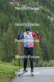 23.09.2023, Bessans, France (FRA): Quentin Fillon-Maillet (FRA) - Biathlon training, Bessans (FRA). www.nordicfocus.com. © Authamayou/NordicFocus. Every downloaded picture is fee-liable.