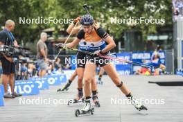 13.08.2023, Wiesbaden, Germany (GER): Hanna Oeberg (SWE) - City Biathlon - Wiesbaden (GER). www.nordicfocus.com. © Manzoni/NordicFocus. Every downloaded picture is fee-liable.