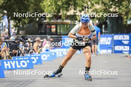 13.08.2023, Wiesbaden, Germany (GER): Anna Weidel (GER) - City Biathlon - Wiesbaden (GER). www.nordicfocus.com. © Manzoni/NordicFocus. Every downloaded picture is fee-liable.