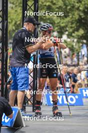 13.08.2023, Wiesbaden, Germany (GER): Hanna Kebinger (GER) - City Biathlon - Wiesbaden (GER). www.nordicfocus.com. © Manzoni/NordicFocus. Every downloaded picture is fee-liable.