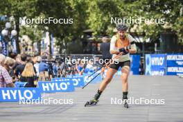 13.08.2023, Wiesbaden, Germany (GER): Yuliia Dzhima (UKR) - City Biathlon - Wiesbaden (GER). www.nordicfocus.com. © Manzoni/NordicFocus. Every downloaded picture is fee-liable.
