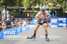 13.08.2023, Wiesbaden, Germany (GER): Anna Weidel (GER) - City Biathlon - Wiesbaden (GER). www.nordicfocus.com. © Manzoni/NordicFocus. Every downloaded picture is fee-liable.