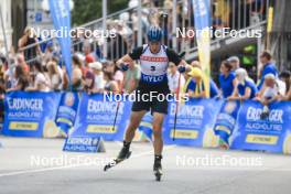 13.08.2023, Wiesbaden, Germany (GER): Martin Ponsiluoma (SWE) - City Biathlon - Wiesbaden (GER). www.nordicfocus.com. © Manzoni/NordicFocus. Every downloaded picture is fee-liable.