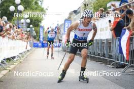 13.08.2023, Wiesbaden, Germany (GER): Niklas Hartweg (SUI) - City Biathlon - Wiesbaden (GER). www.nordicfocus.com. © Manzoni/NordicFocus. Every downloaded picture is fee-liable.