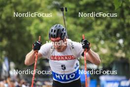 13.08.2023, Wiesbaden, Germany (GER): Roman Rees (GER) - City Biathlon - Wiesbaden (GER). www.nordicfocus.com. © Manzoni/NordicFocus. Every downloaded picture is fee-liable.