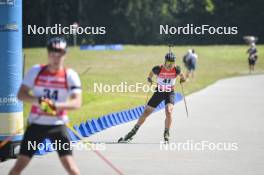 08.09.2023, Ruhpolding, Germany (GER): Danilo Riethmueller (GER) - German Championships biathlon, individual men, Ruhpolding (GER). www.nordicfocus.com. © Reichert/NordicFocus. Every downloaded picture is fee-liable.